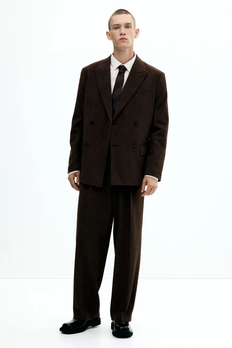 اتش اند ام بنطلون أنيق بقصة واسعة